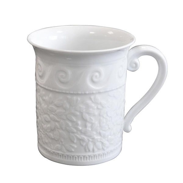 Louvre white mug