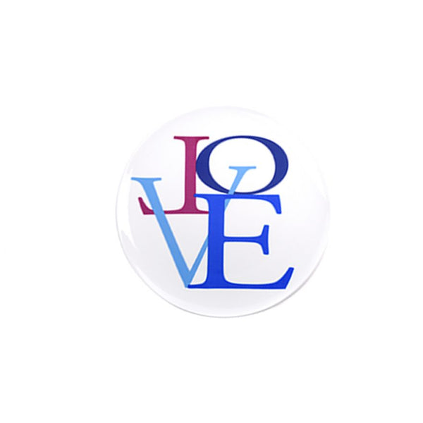 Love plate blue