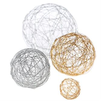 Wire sphere copper 6"