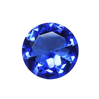 Glass diamond blue  sm