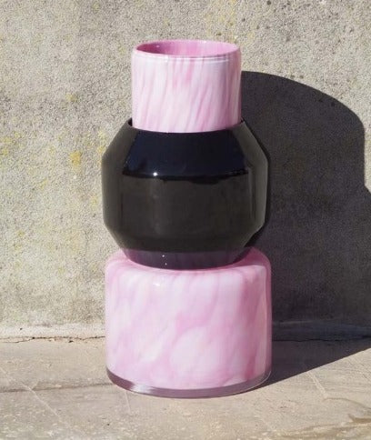 Totem vase #2 pink oppaline