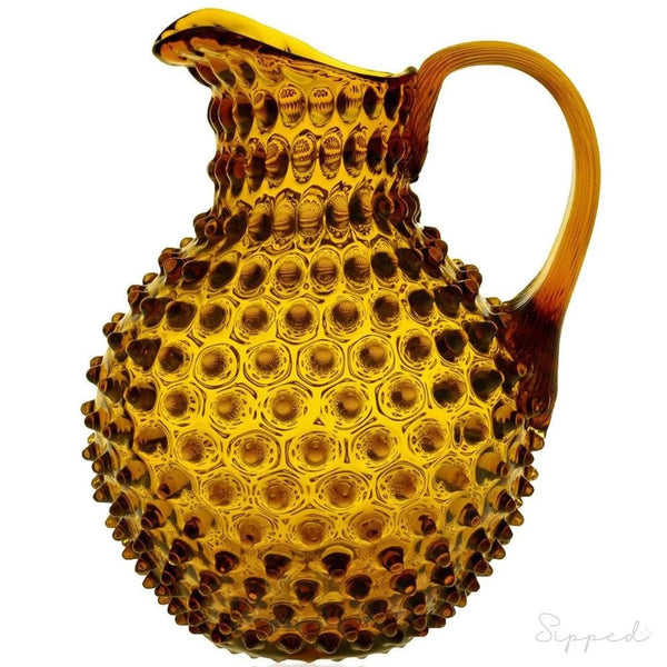 Paris hobnail amber + gold 2L