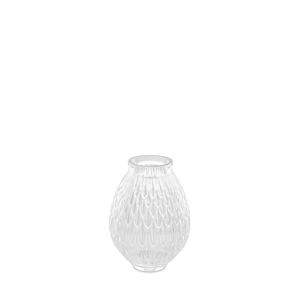 Plumes vase clear small