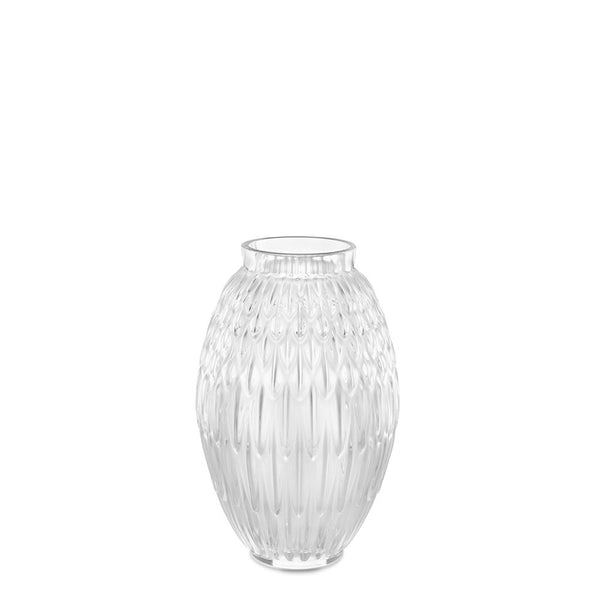 Plumes vase clear large