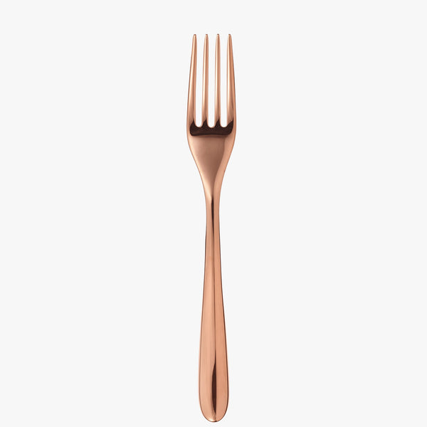 L'ame tenedor de mesa copper