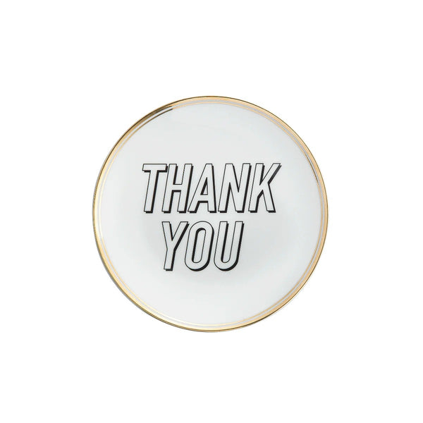 Thank you flat plate 17cm