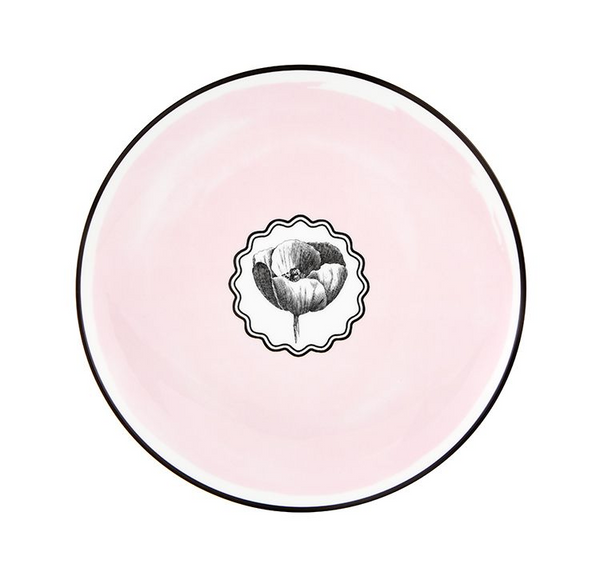 Herbariae salad plate pink