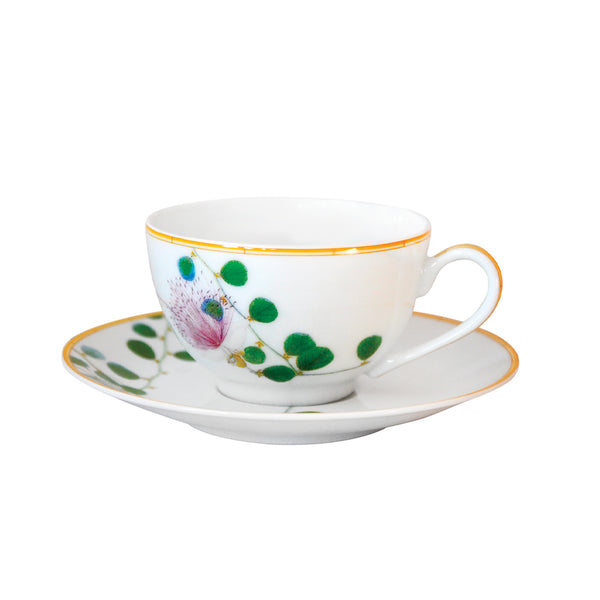 Jardin indien tea cup and saucer