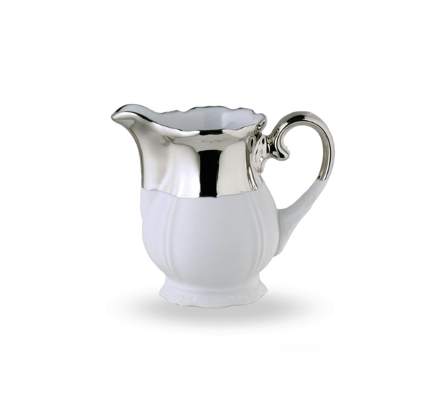 Silver biscuit creamer