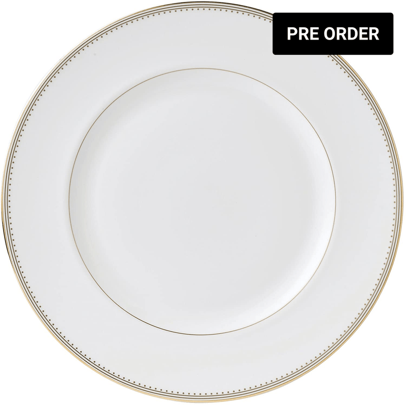 Golden grosgrain dinner plate