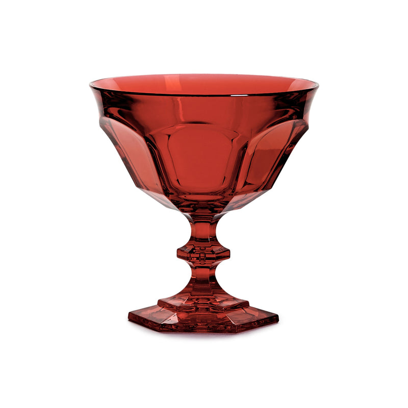 victoria & albert acrylic footed coupe red